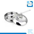 High Quality 304 Stainless Steel Double Bottom Frying Pan